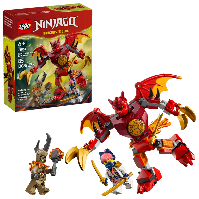 LEGO® NINJAGO® Kai's Dragon Mech Battle Pack Set 71851