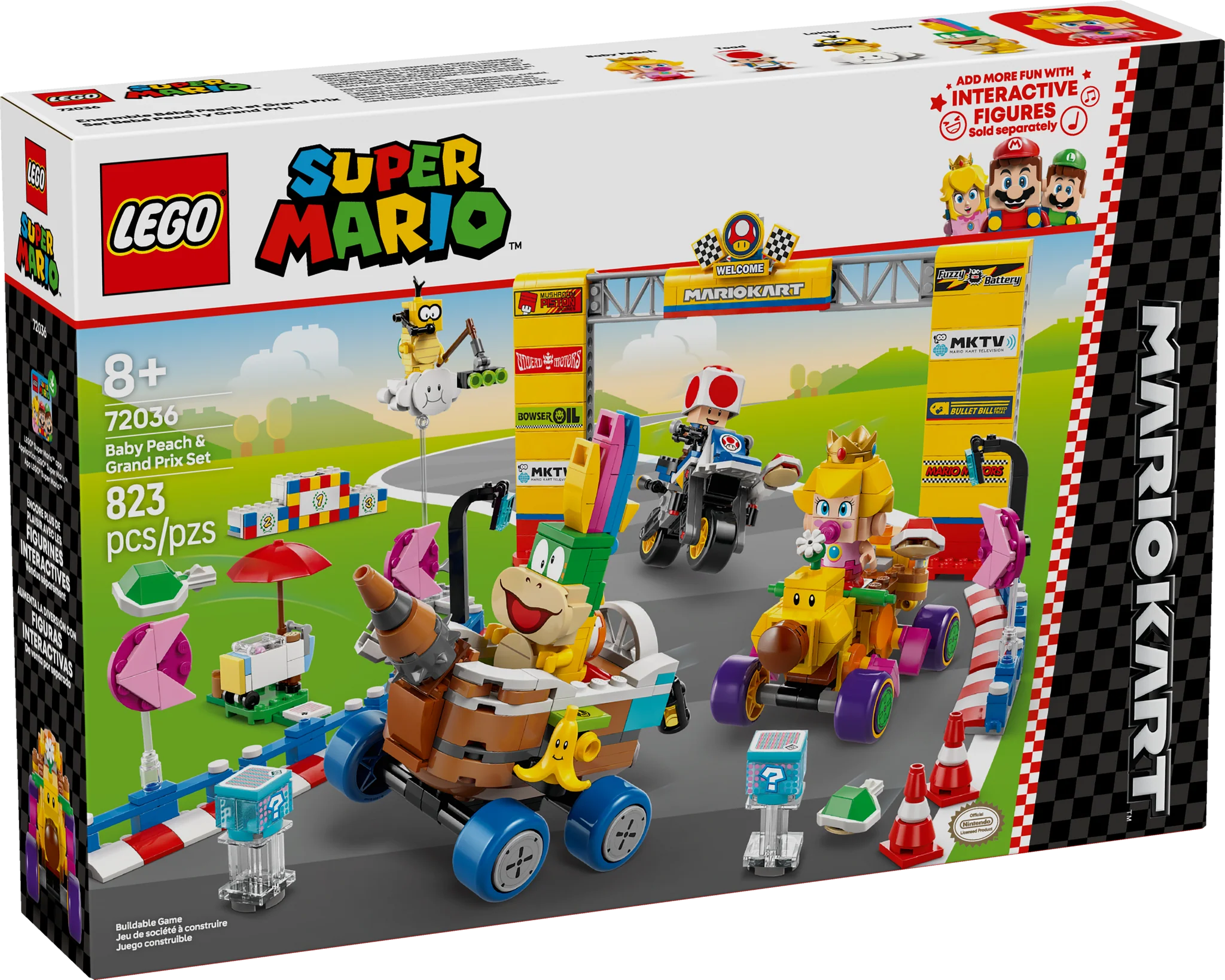 LEGO® MARIOKART™ Baby Peach & Grand Prix Set 72036