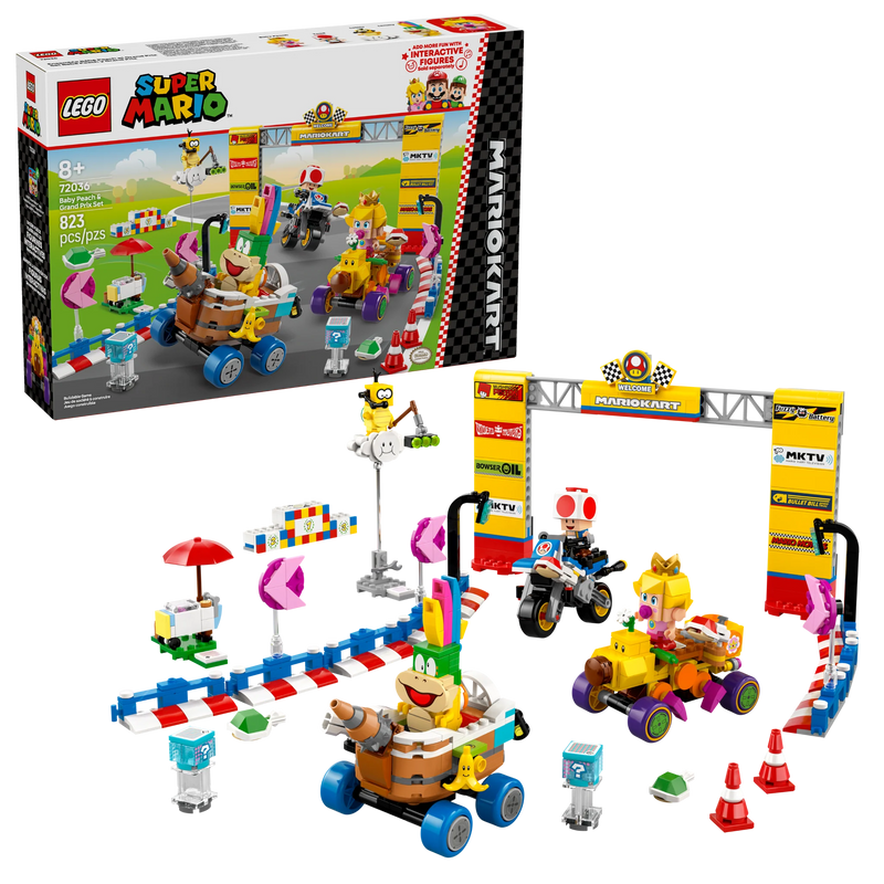 LEGO® MARIOKART™ Baby Peach & Grand Prix Set 72036