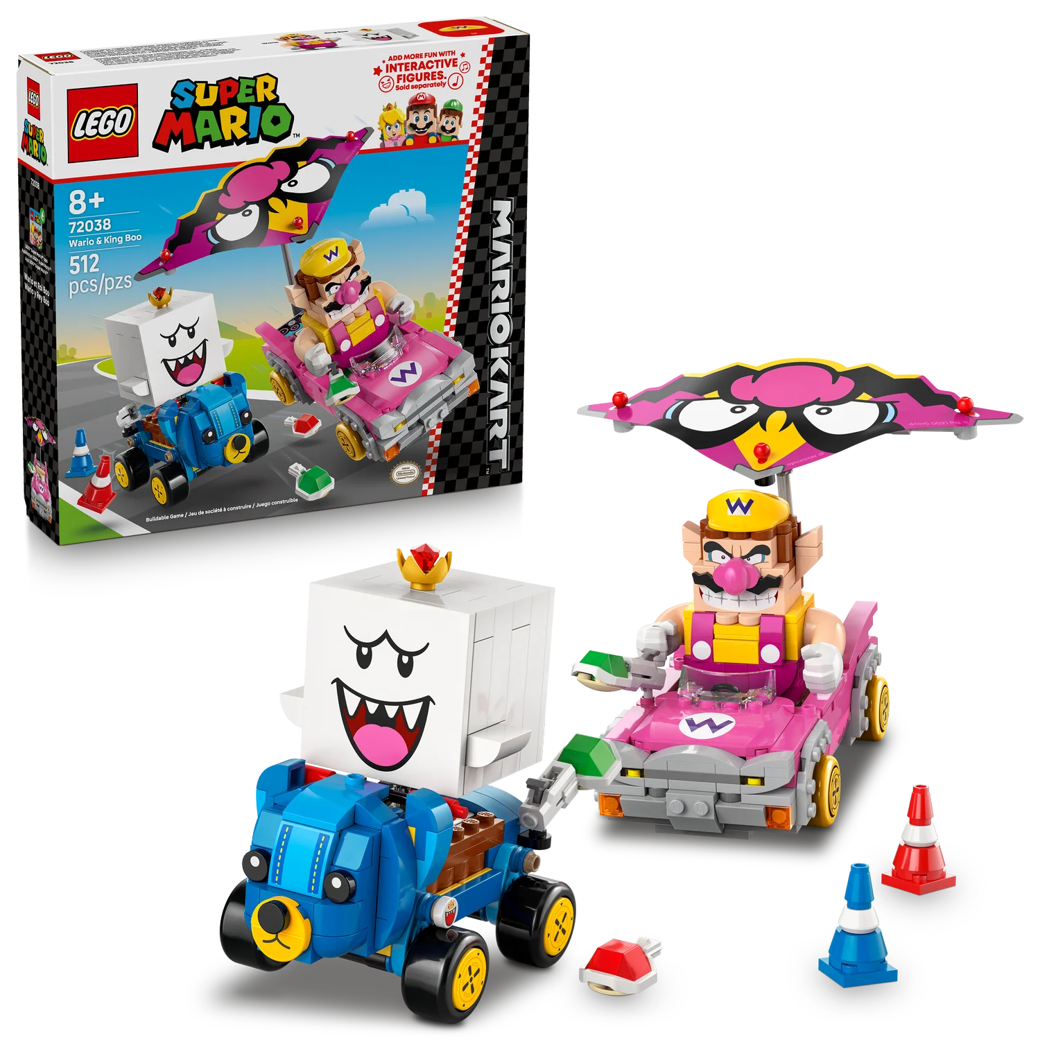LEGO® MARIOKART™ Wario & King Boo Set 72038