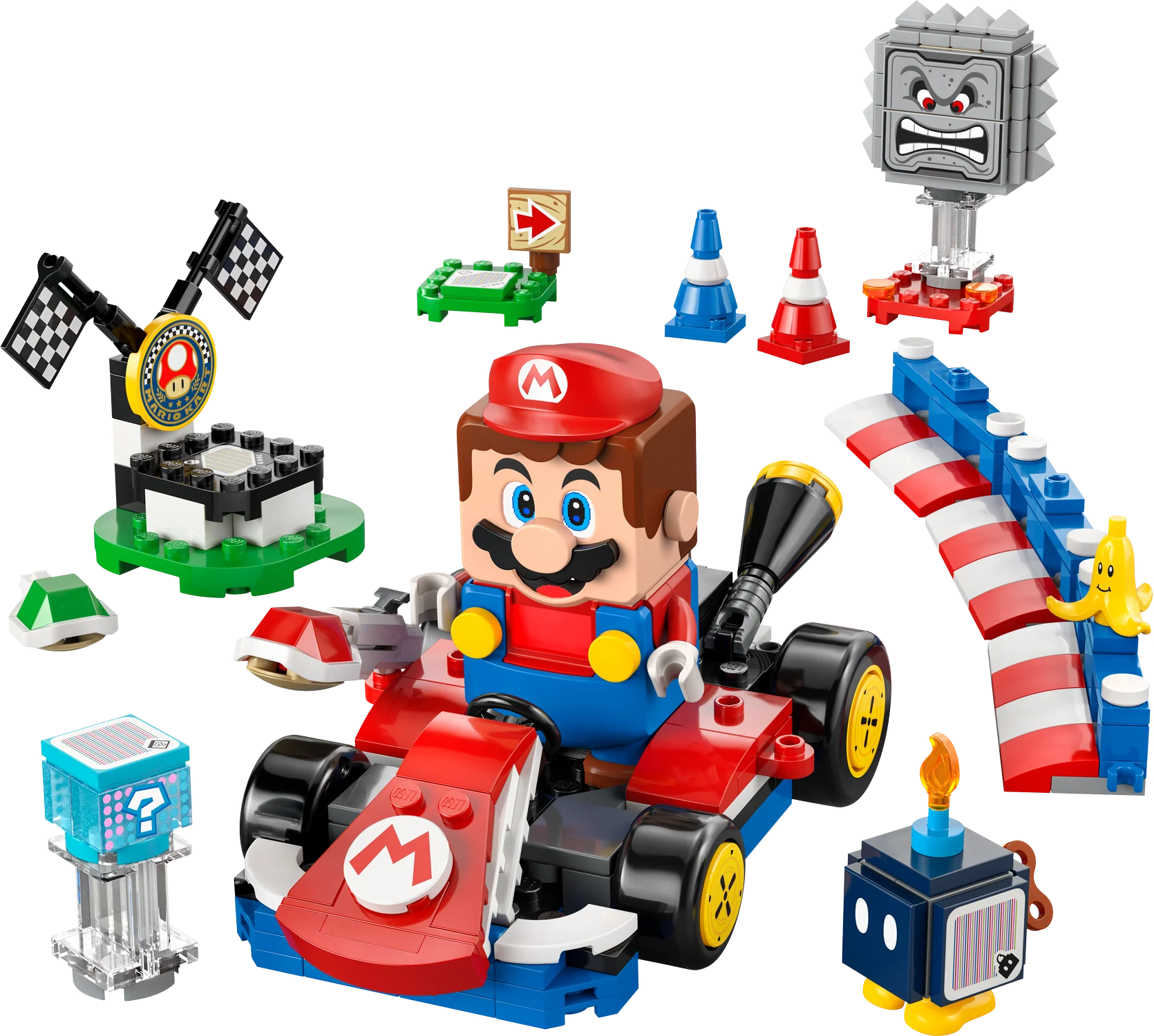 LEGO® MARIOKART™ Interactive Mario™ & Standard Kart Set 72043