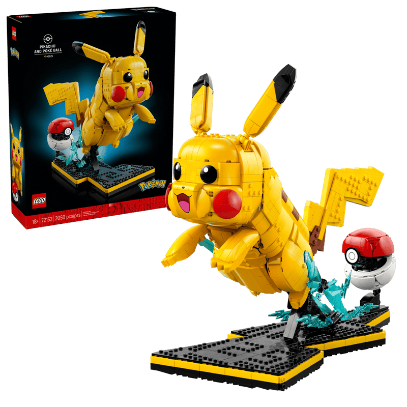 LEGO® Pokémon Pikachu and Poké Ball Set 72152
