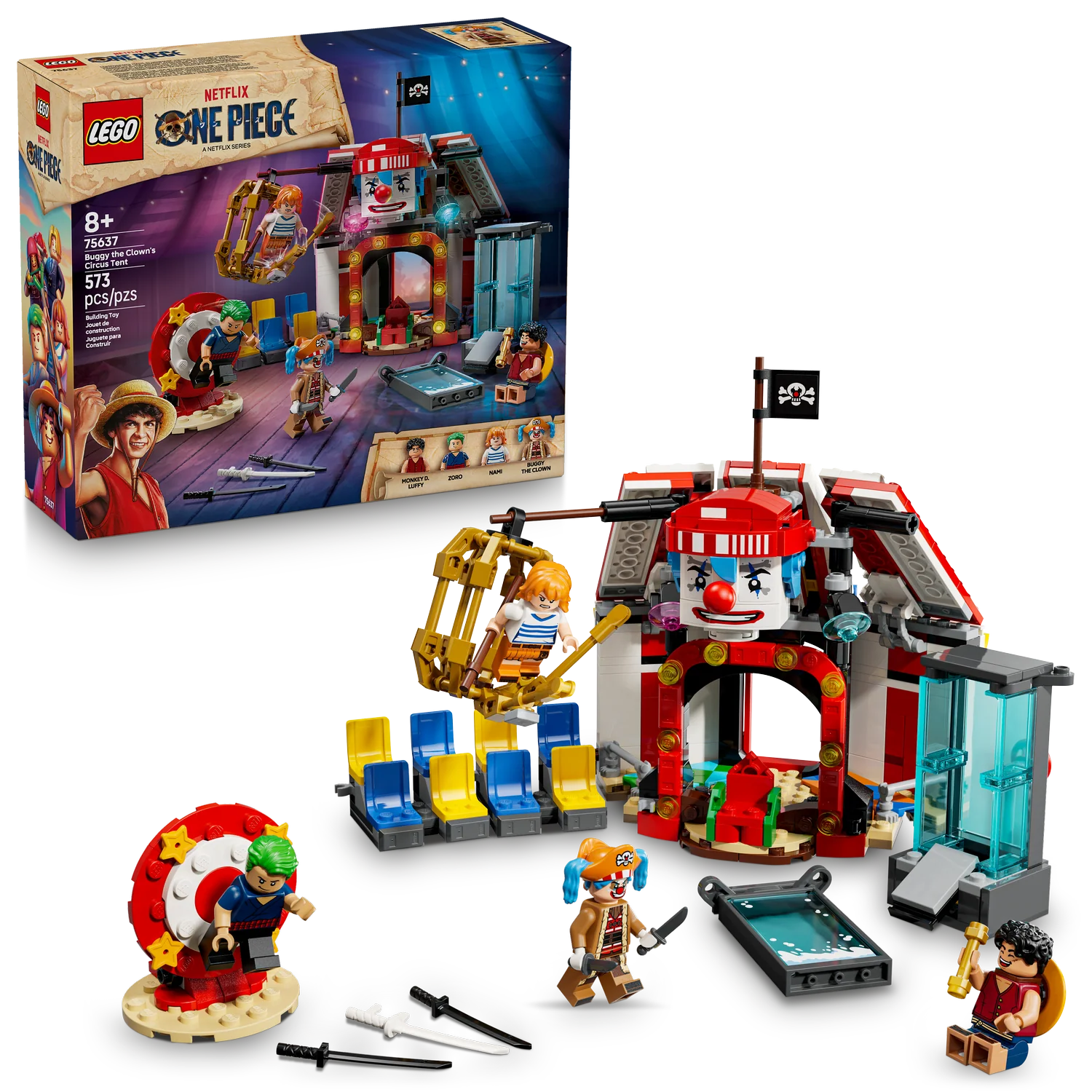 LEGO® ONE PIECE Buggy the Clown's Circus Tent Set 75637