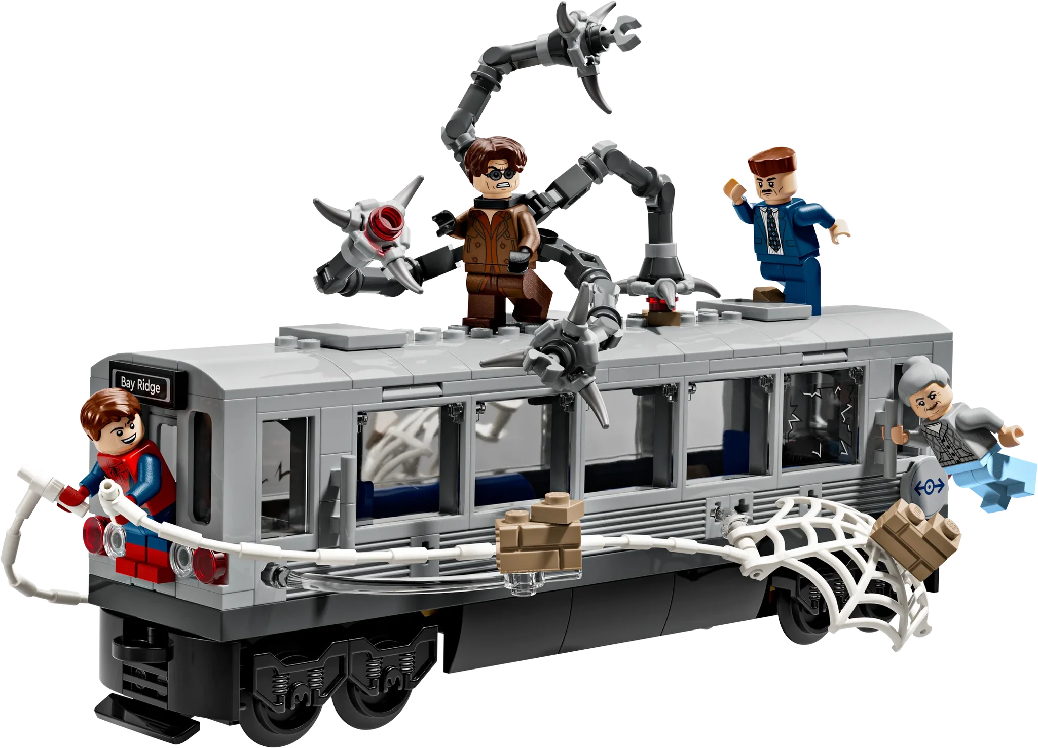 LEGO® Marvel Spider-Man vs. Doc Ock Subway Train Scene Set 76321