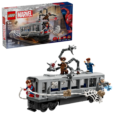 LEGO® Marvel Spider-Man vs. Doc Ock Subway Train Scene Set 76321
