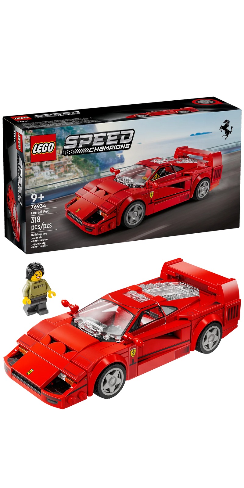LEGO® SPEED CHAMPIONS Ferrari F40 Supercar Set 76934