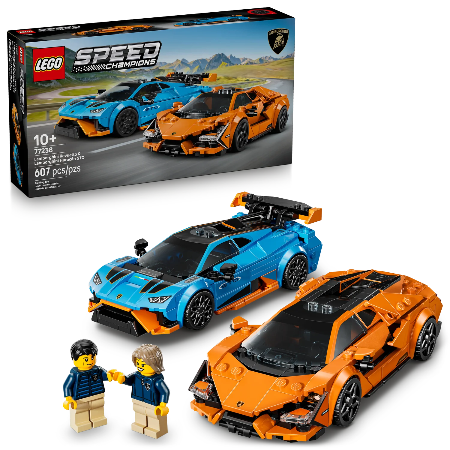 LEGO® SPEED CHAMPIONS Lamborghini Revuelto & Huracán STO Set 77238