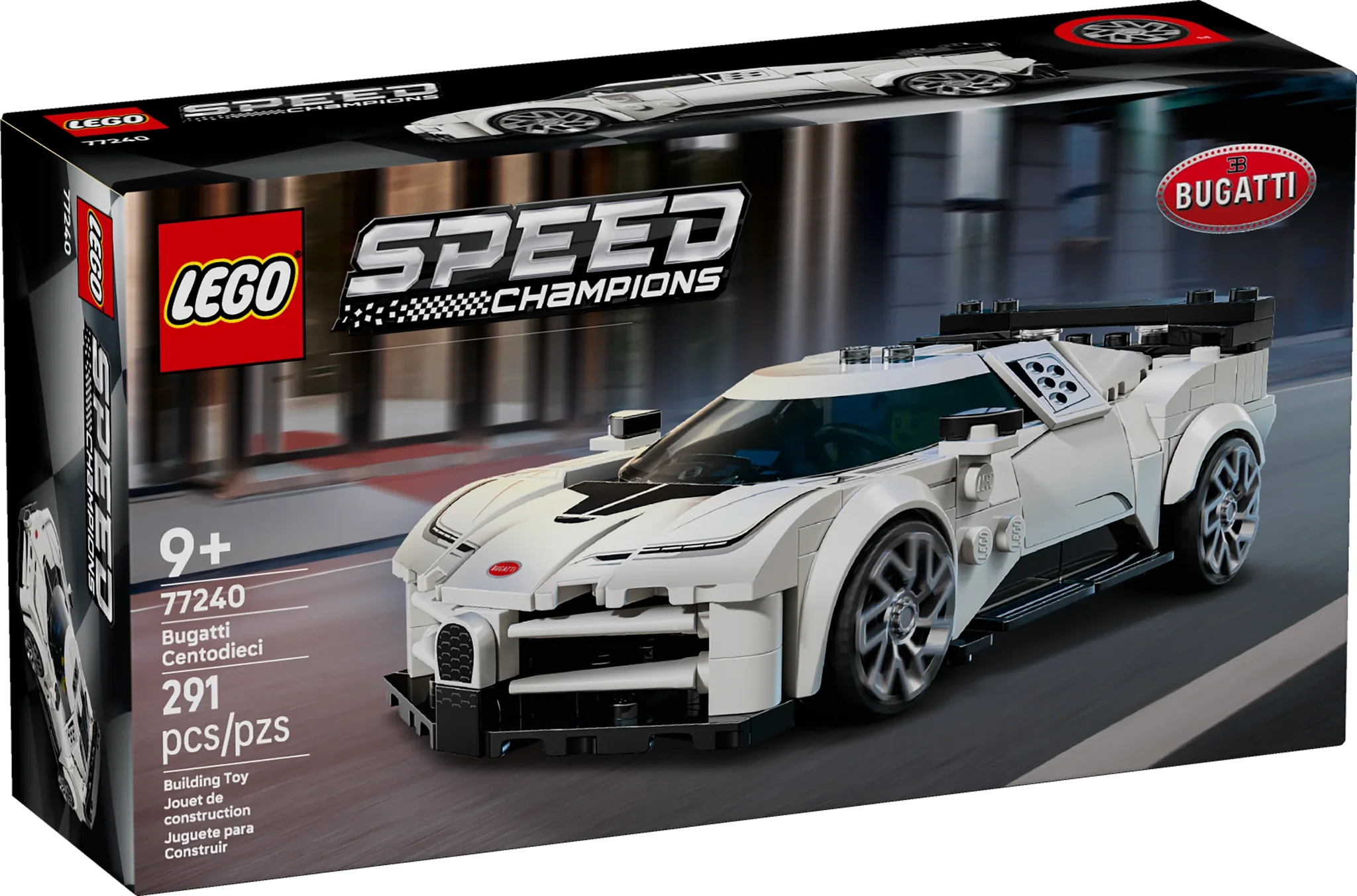 LEGO® SPEED CHAMPIONS Bugatti Centodieci Hyper Sports Car Set 77240