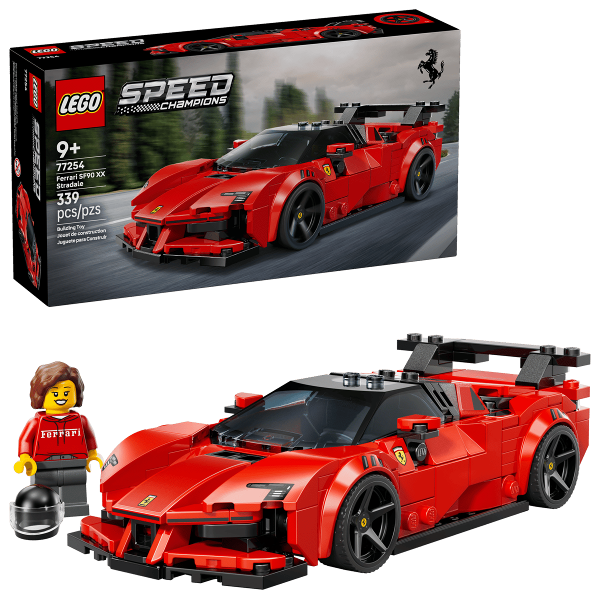 LEGO® SPEED CHAMPIONS Ferrari SF90 XX Stradale Sports Car Set 77254