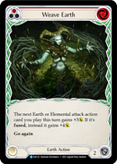Weave Earth (Red) [ELE122] (Tales of Aria)  1st Edition Normal