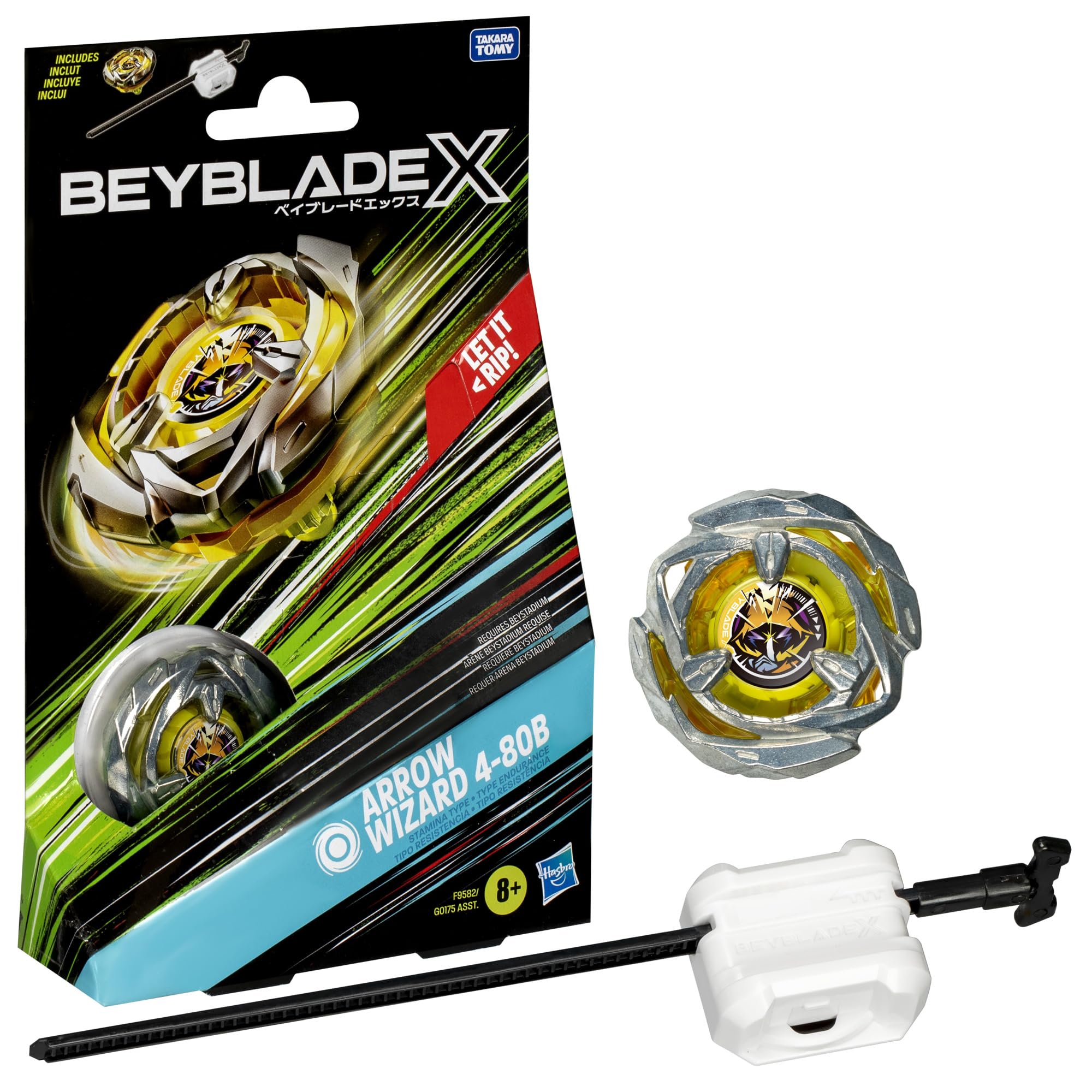 Beyblade X - Arrow Wizard 4-80B (Stamina Type)
