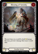 Blessing of Serenity (Yellow) [CRU042] (Crucible of War)  1st Edition Normal