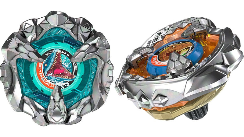 Beyblade X - Jurassic World Collab - T. Rex (Stamina Type) / Mosasaurus (Balance Type)