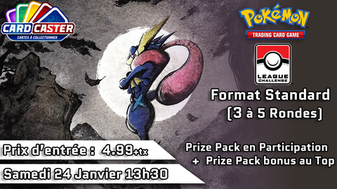 Pokémon - League Challenge - Samedi 24 Janvier 13h30