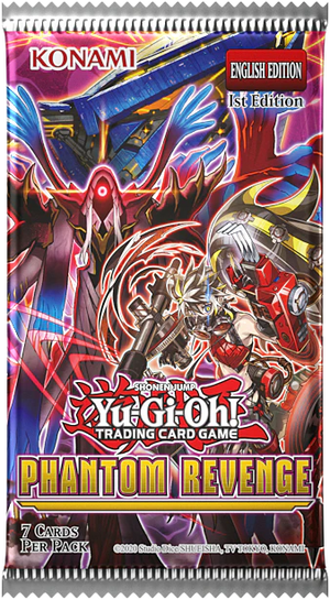 Yu-Gi-Oh! - Phantom Revenge - Sleeved Booster Pack- 1st Edition