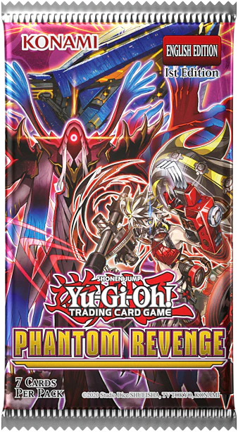 Yu-Gi-Oh! - Phantom Revenge - Sleeved Booster Pack- 1st Edition