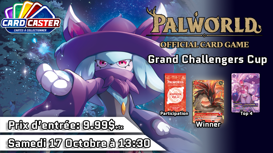 Palworld - Grand Challengers Cup - Samedi 17 octobre 13h30