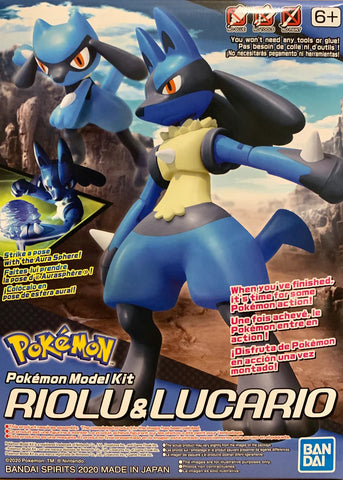 Pokémon - Riolu & Lucario - Model Kit