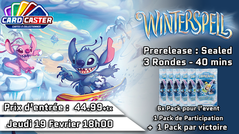 Disney Lorcana - Winterspell Prerelease - Jeudi 19 Février 18h00
