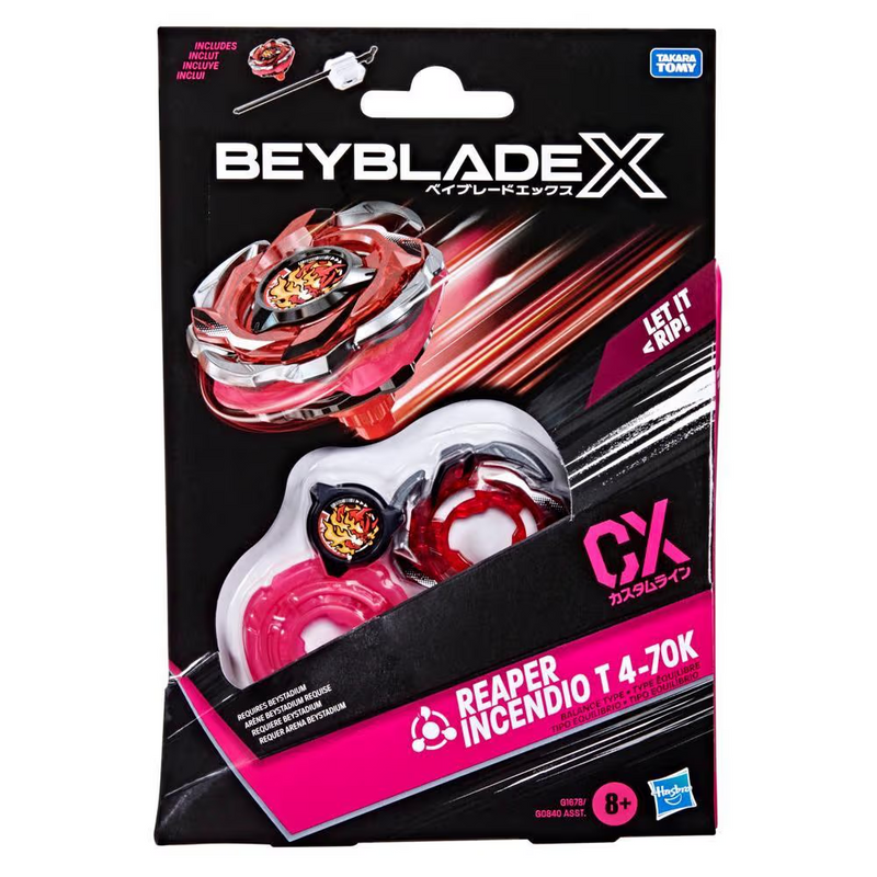 Beyblade X - Reaper Incendio T 4-70K CX (Balance Type)