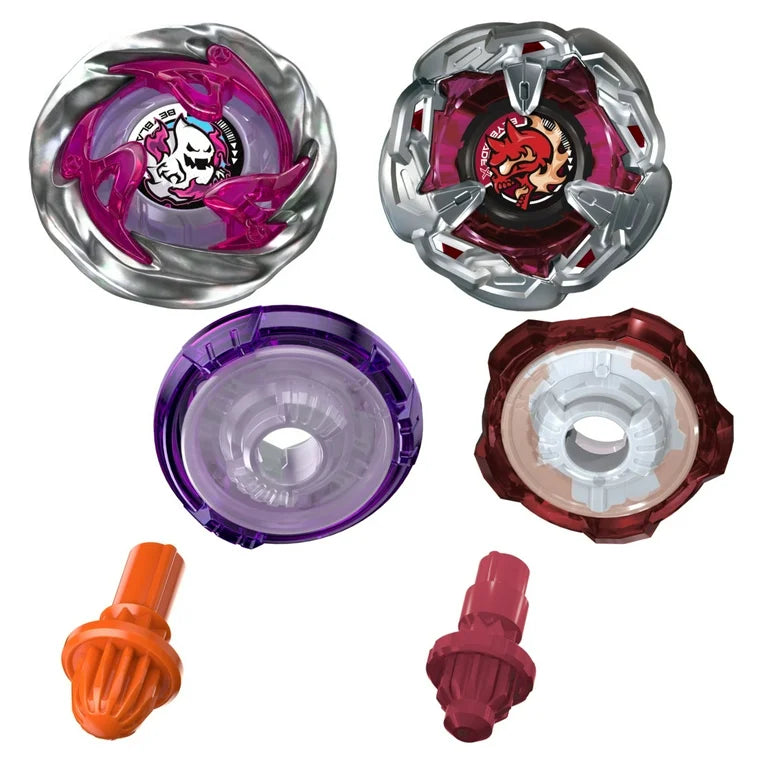 Beyblade X - Dual Pack - Chain Incendio 5-60HT BX (Balance Type) / Circle Ghost 0-80GB UX (Stamina Type)