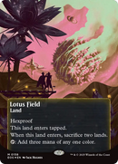 Lotus Field (0158) (Borderless) (Galaxy Foil) [Edge of Eternities: Stellar Sights]