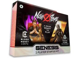 Neuroscape TCG - Genesis - Kickstarter 2 Player Starter Kit - Blood Money/Static Storm