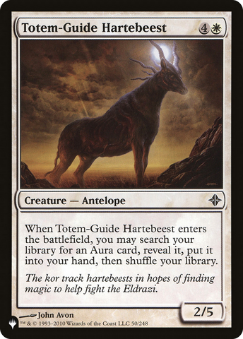 Totem-Guide Hartebeest [The List Reprints]
