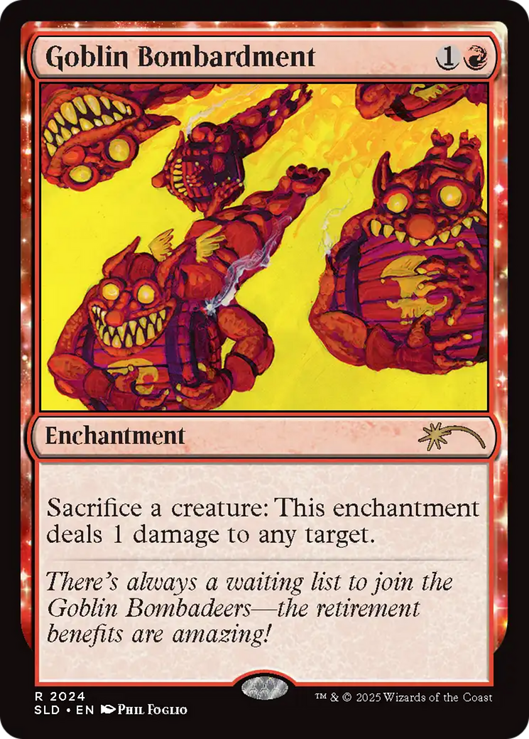 Goblin Bombardment (2024) (Rainbow Foil) [Secret Lair Drop Series]