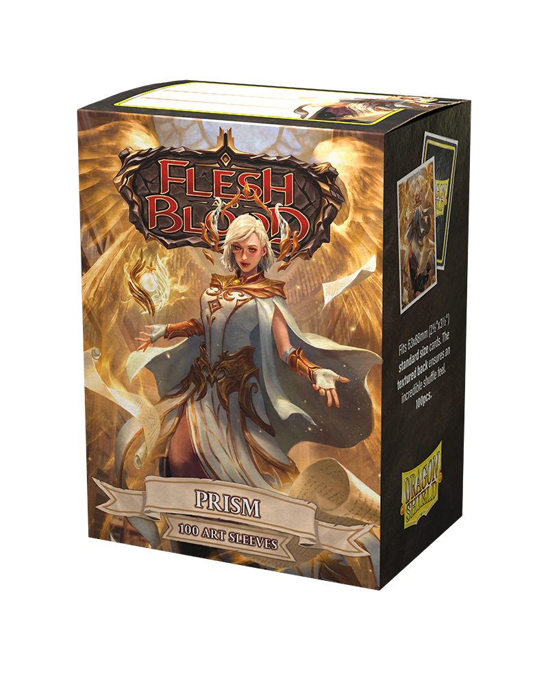 Dragon Shield - Standard Matte Flesh And Blood Art Sleeves - Prism (100)