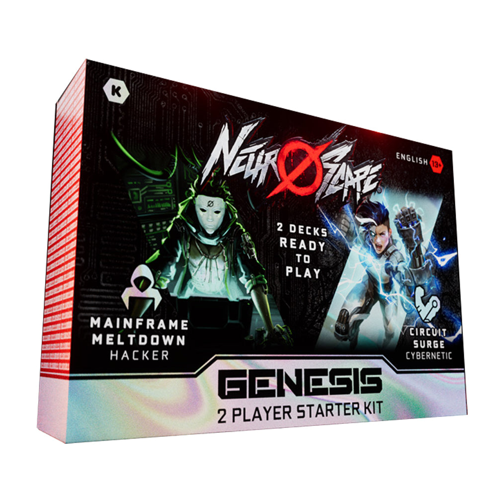 Neuroscape TCG - Genesis - Kickstarter 2 Player Starter Kit - Mainframe Meltdown/Circuit Surge