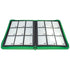 Ultra Pro - Green - 9 Pocket Zippered Binder (360)
