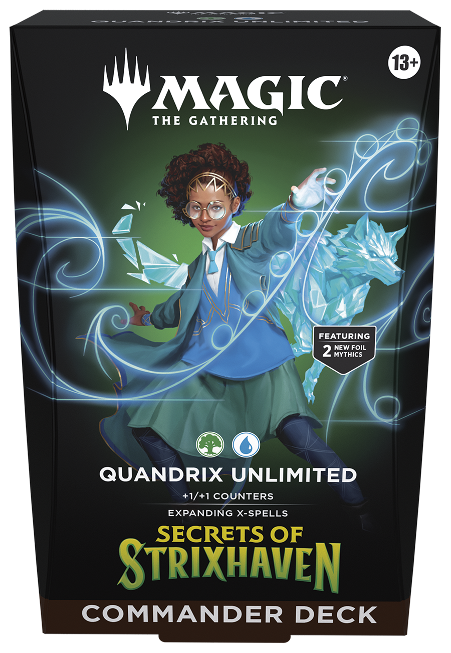 Magic The Gathering - Secrets of Strixhaven Quandrix Unlimited - Commander Deck