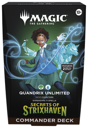 Magic The Gathering - Secrets of Strixhaven Quandrix Unlimited - Commander Deck