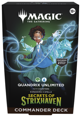 *Pre-Order* Magic The Gathering - Secrets of Strixhaven Quandrix Unlimited - Commander Deck