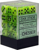 Dices (36D6) - Chessex Vortex (Choose your Color)