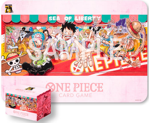 One Piece - Bandai - Playmat And Card Case Set - 25th Edition