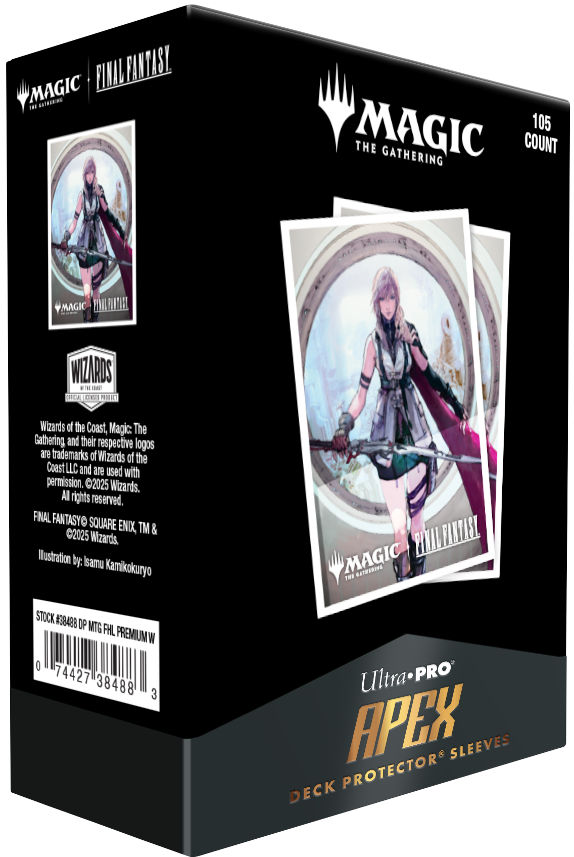 Ultra Pro - Magic The Gathering Final Fantasy - Lightning, Army of One - Apex Sleeves 105Ct