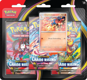 Pokémon - Mega Evolution: Chaos Rising - 3 Pack Blister (Charmeleon)