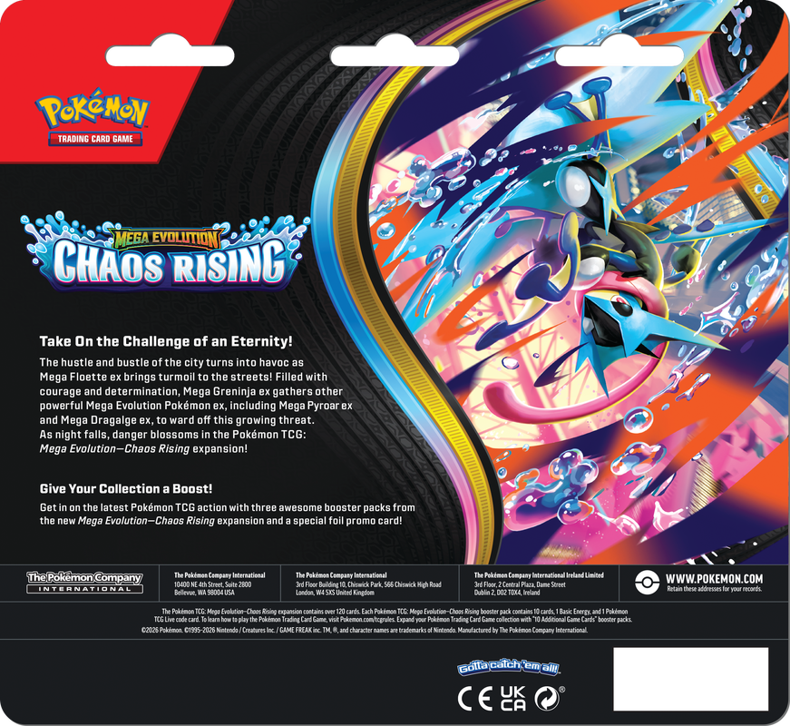 Pokémon - Chaos Rising - Charmeleon - 3 Pack Blister