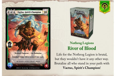 *Pre-Order* Warlords: Saga of the Storm - Into the Accordlands - Starter Deck (River of Blood)