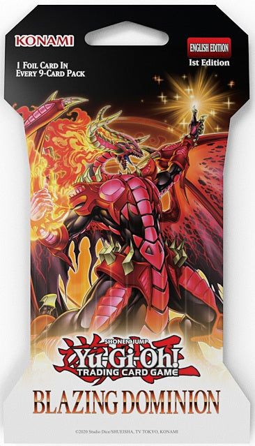 *Pre-Order* Yu-Gi-Oh! - Blazing Dominion - Sleeved Booster Pack