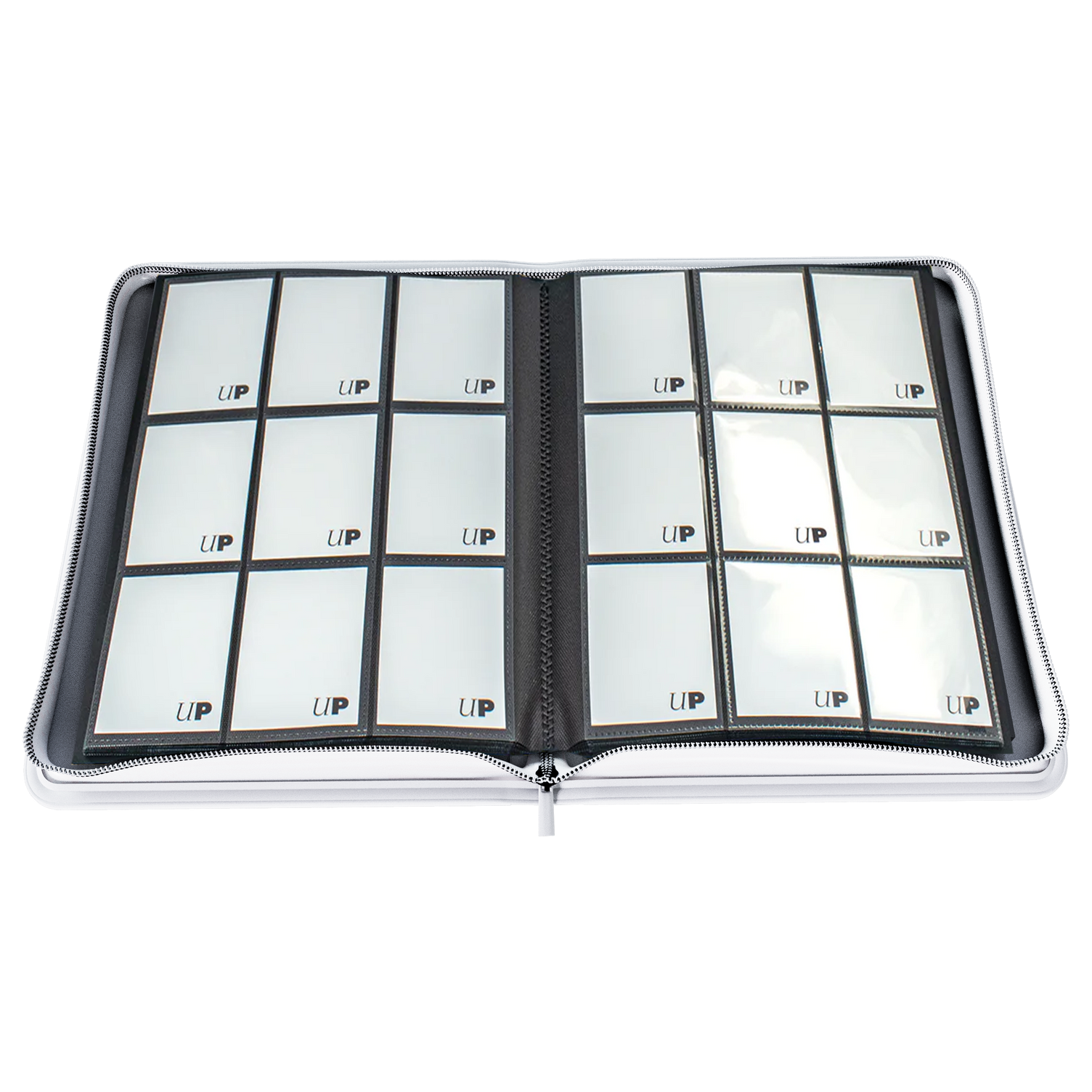 Ultra Pro - White - 9 Pocket Zippered Binder (360)