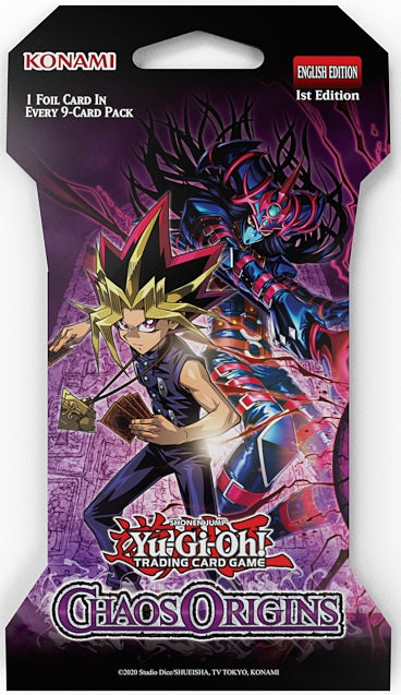 Yu-Gi-Oh! - Chaos Origins - 1st Edition - Sleeved Booster Pack