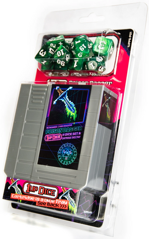 1UP Dice - Poison Dagger - Polyhedral Dice Set