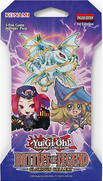 Yu-Gi-Oh! - Battles of Legend Glorious Gallery - Sleeved Booster Pack