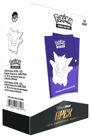 Ultra Pro - Pokémon - Gengar - Apex Sleeves 105Ct