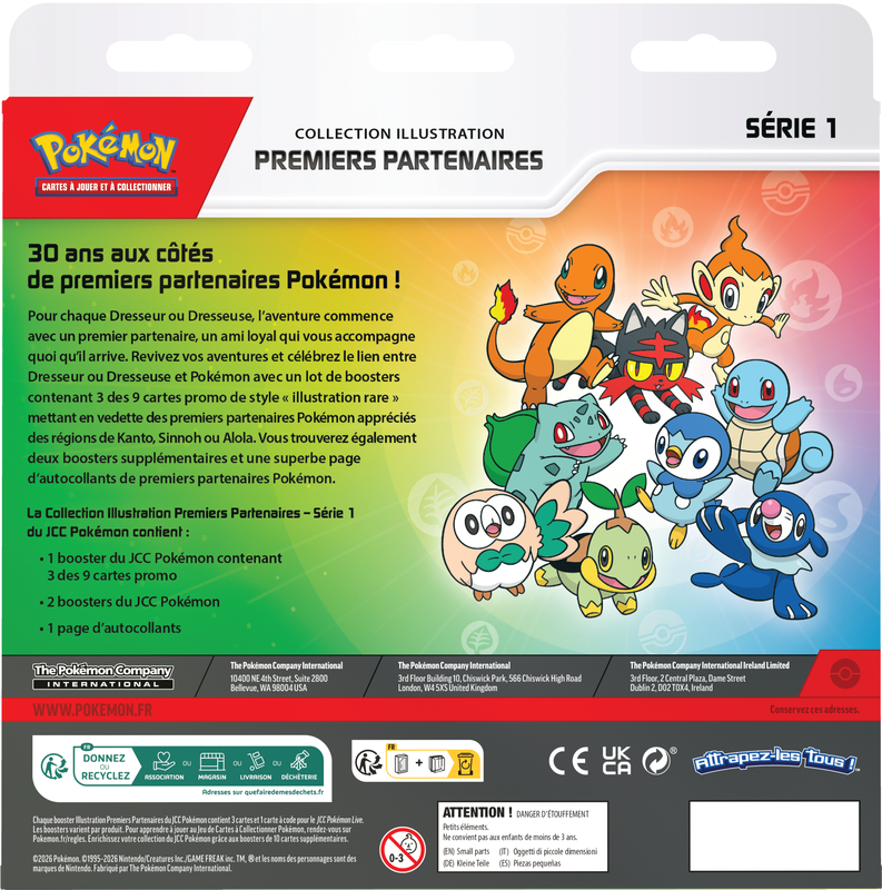 Pokémon - Collection Illustration Premiers Partenaires (French)
