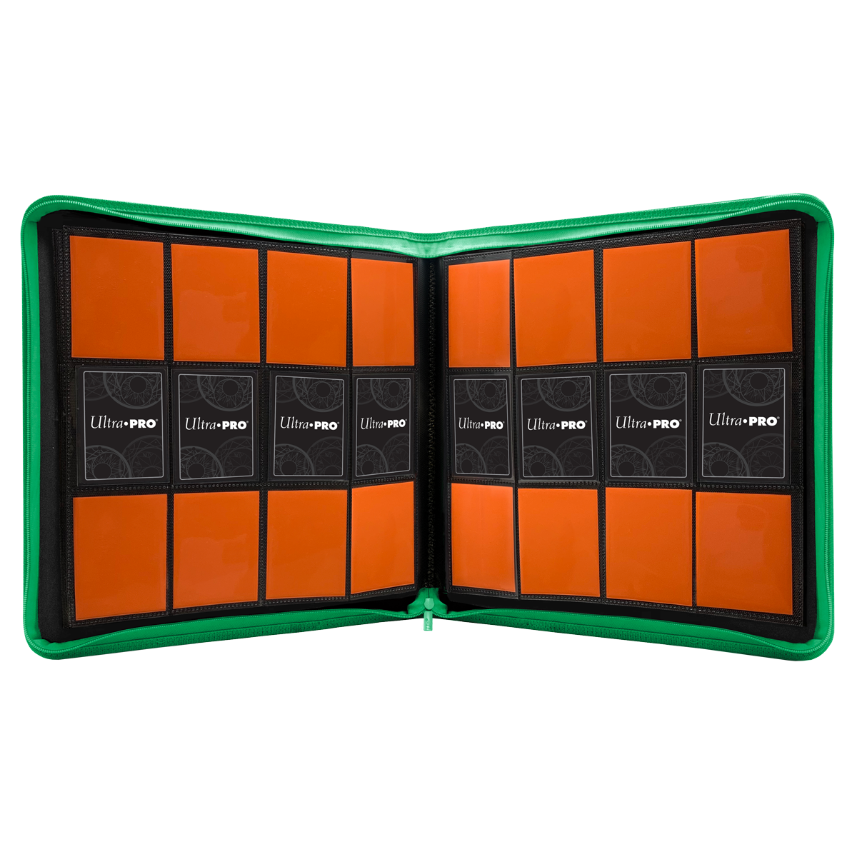 Ultra Pro - Green - 12 Pocket Zippered Binder (480)