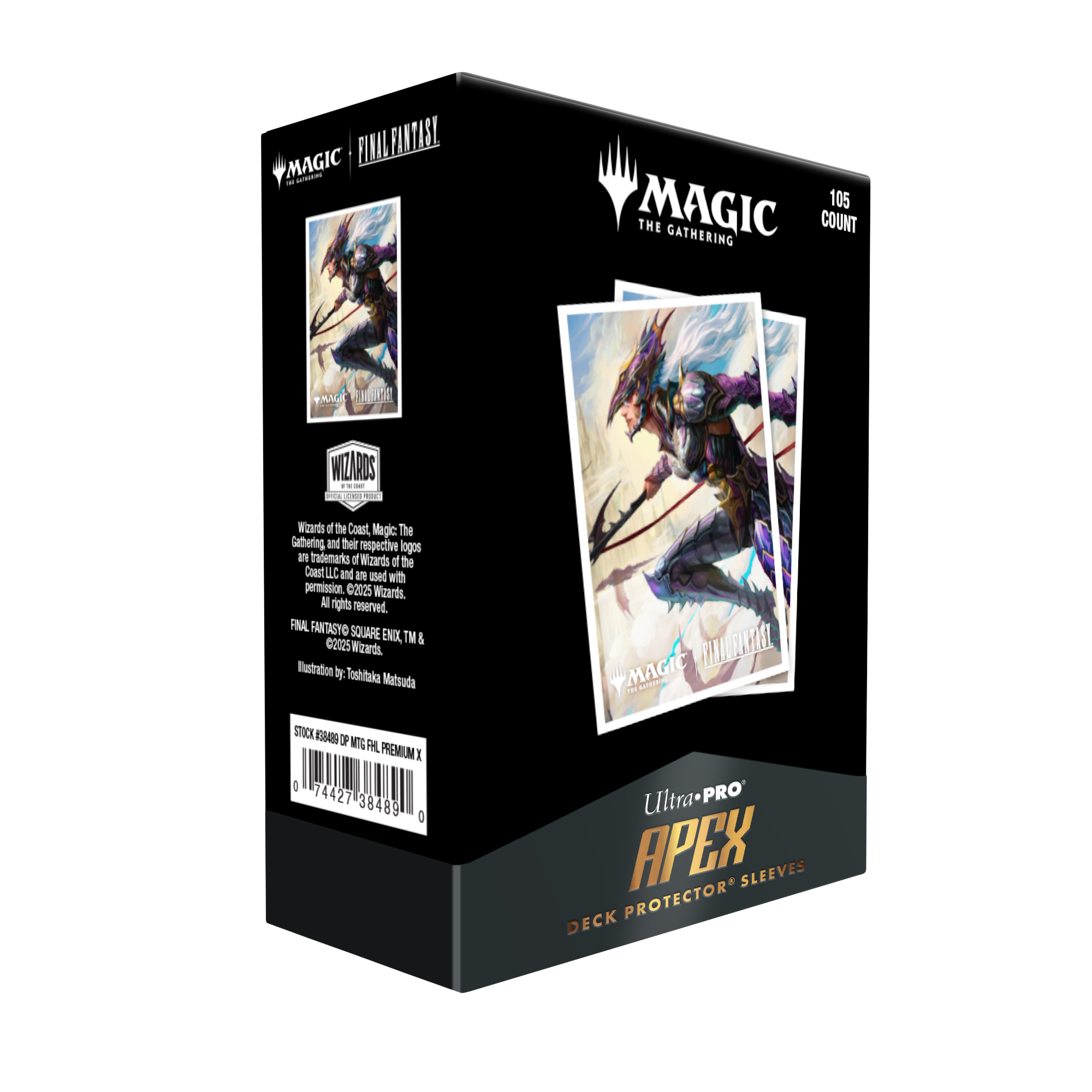 Ultra Pro - Magic The Gathering Final Fantasy - Kain, Traitorous Dragoon - Apex Sleeves 105Ct